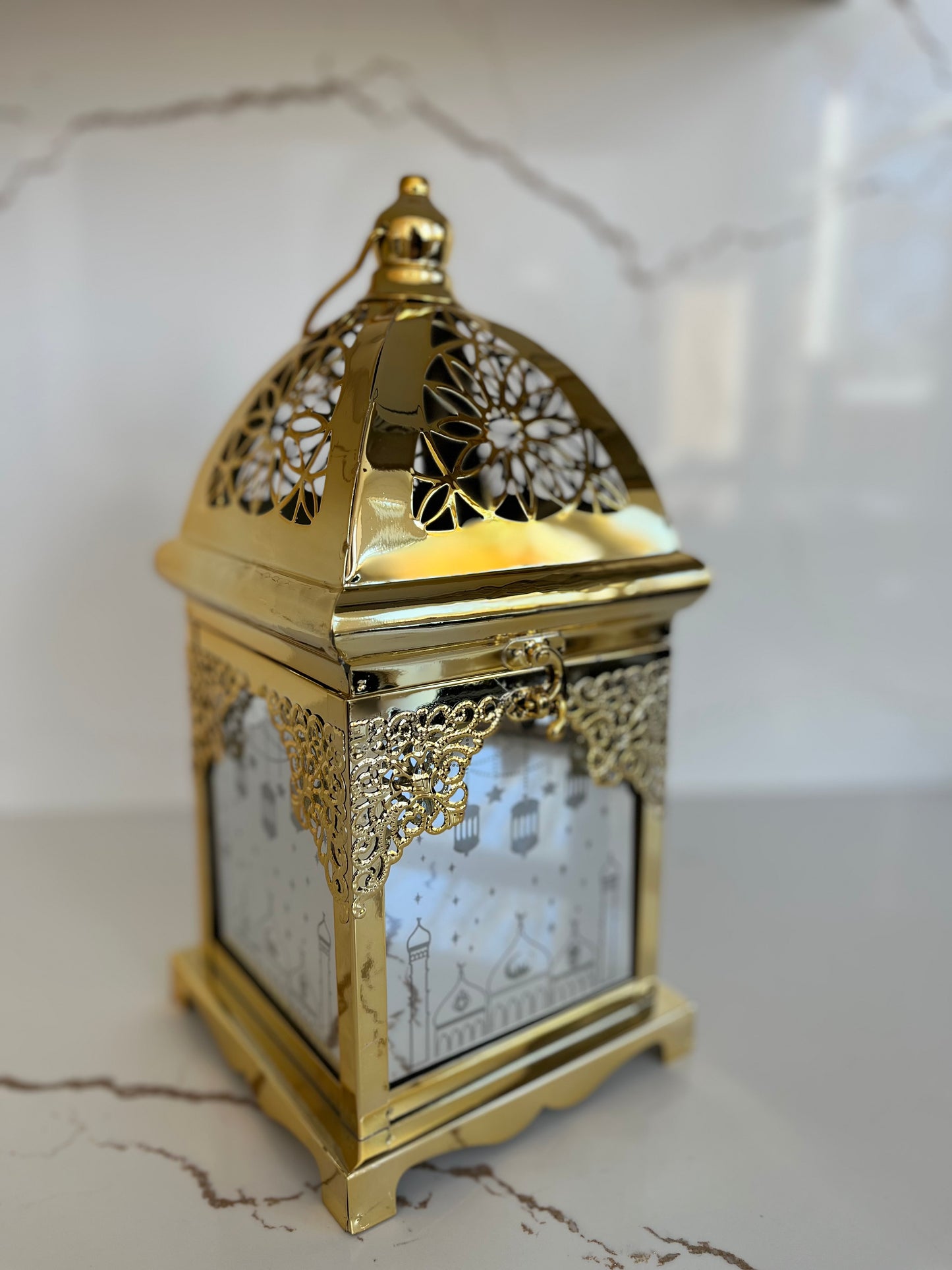 Ramadan Lantern with Lights, singing and Incense Burner