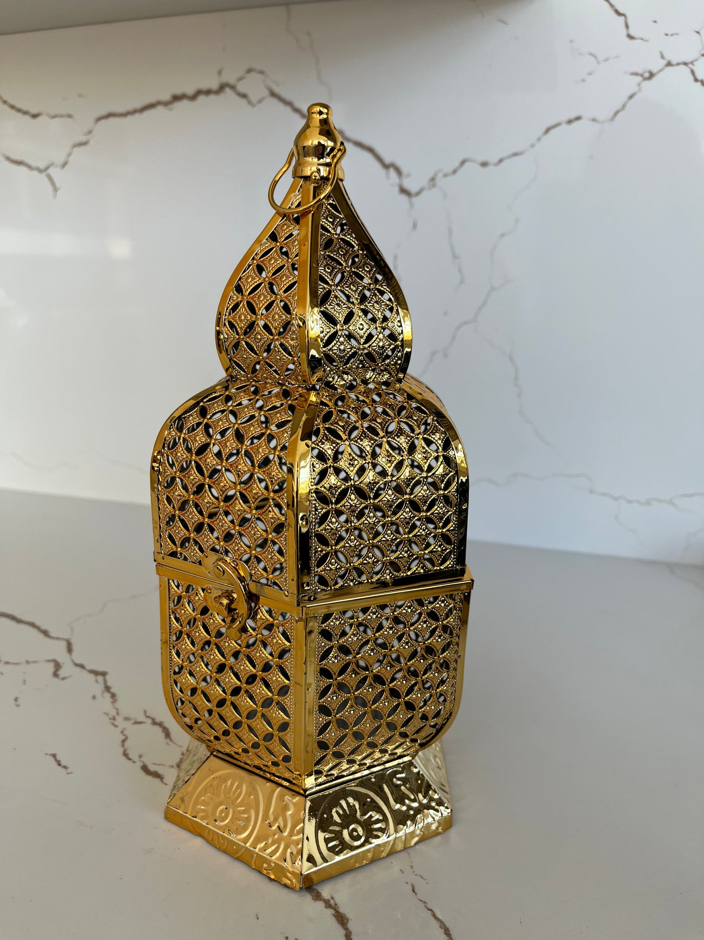 Ramadan Lantern with Lights and Singing- Gold