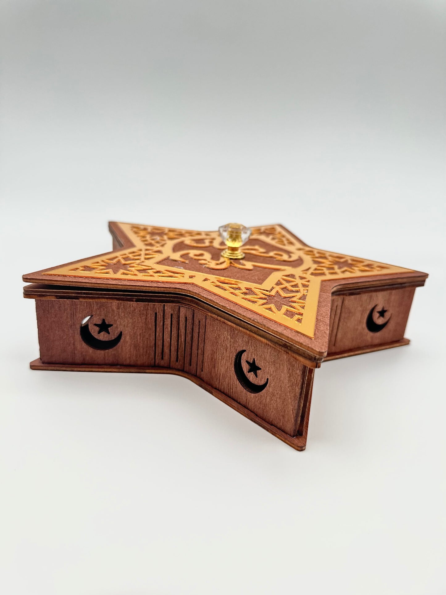 Ramadan Tray with Lid - Star Design