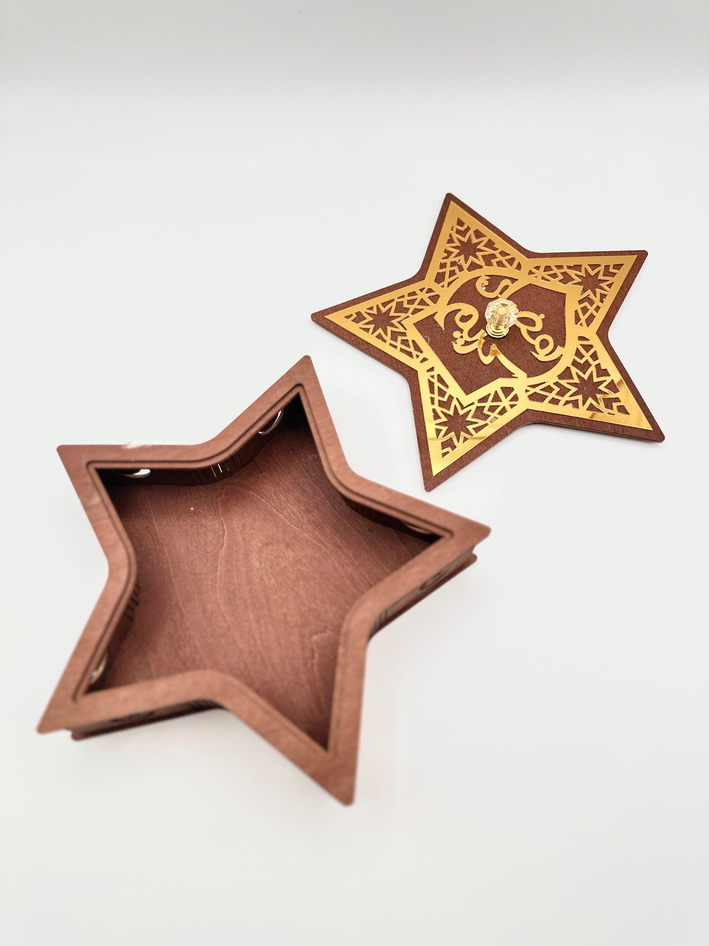 Ramadan Tray with Lid - Star Design