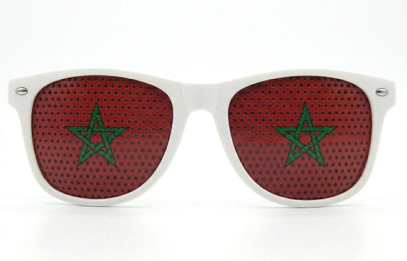 Morocco Flag Party Sunglasses