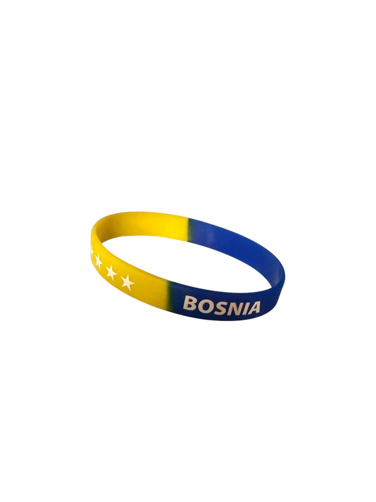 Bosnia Rubber Wristband Bracelet