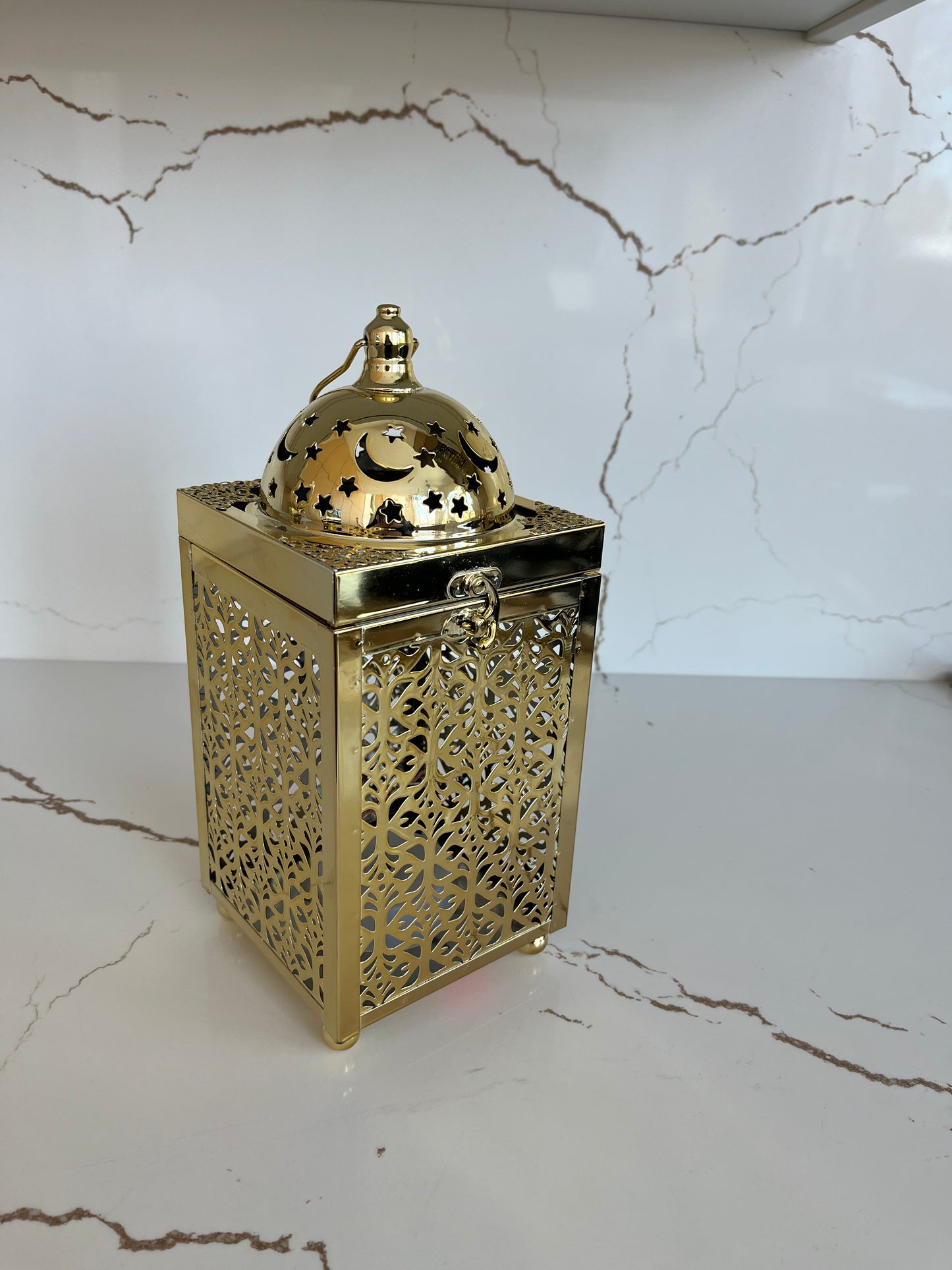 Ramadan Lantern with Lights and Singing- Gold
