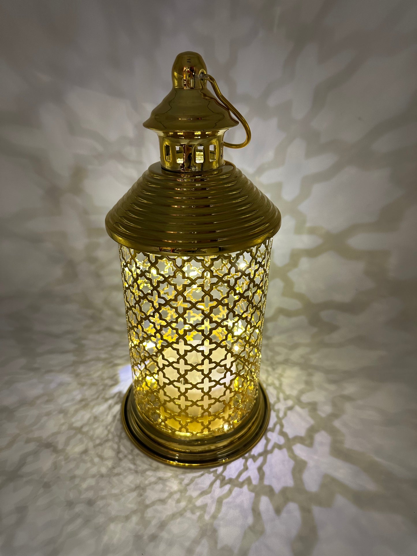 Ramadan Lantern with Lights and Singing- Gold
