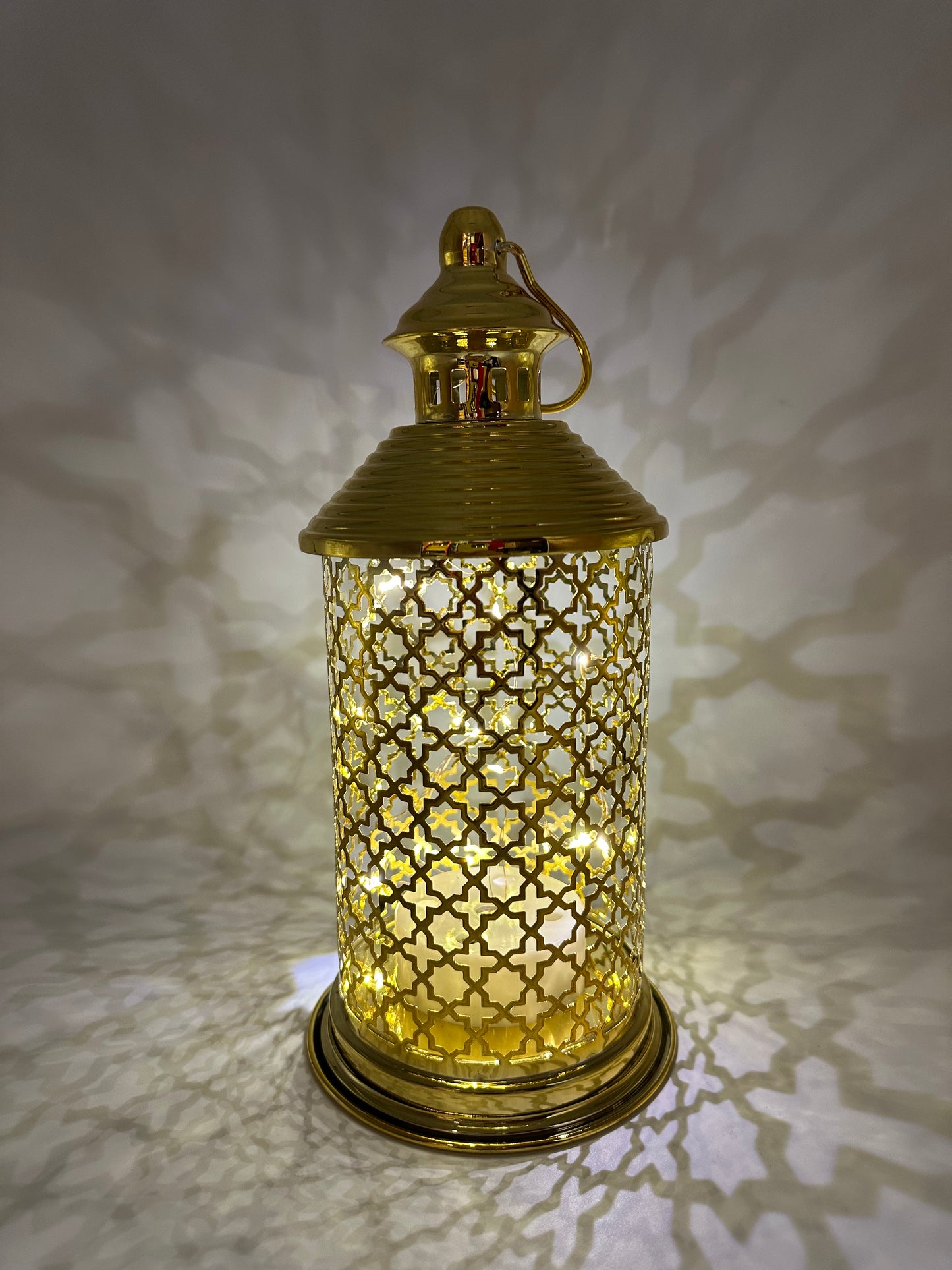 Ramadan Lantern with Lights and Singing- Gold