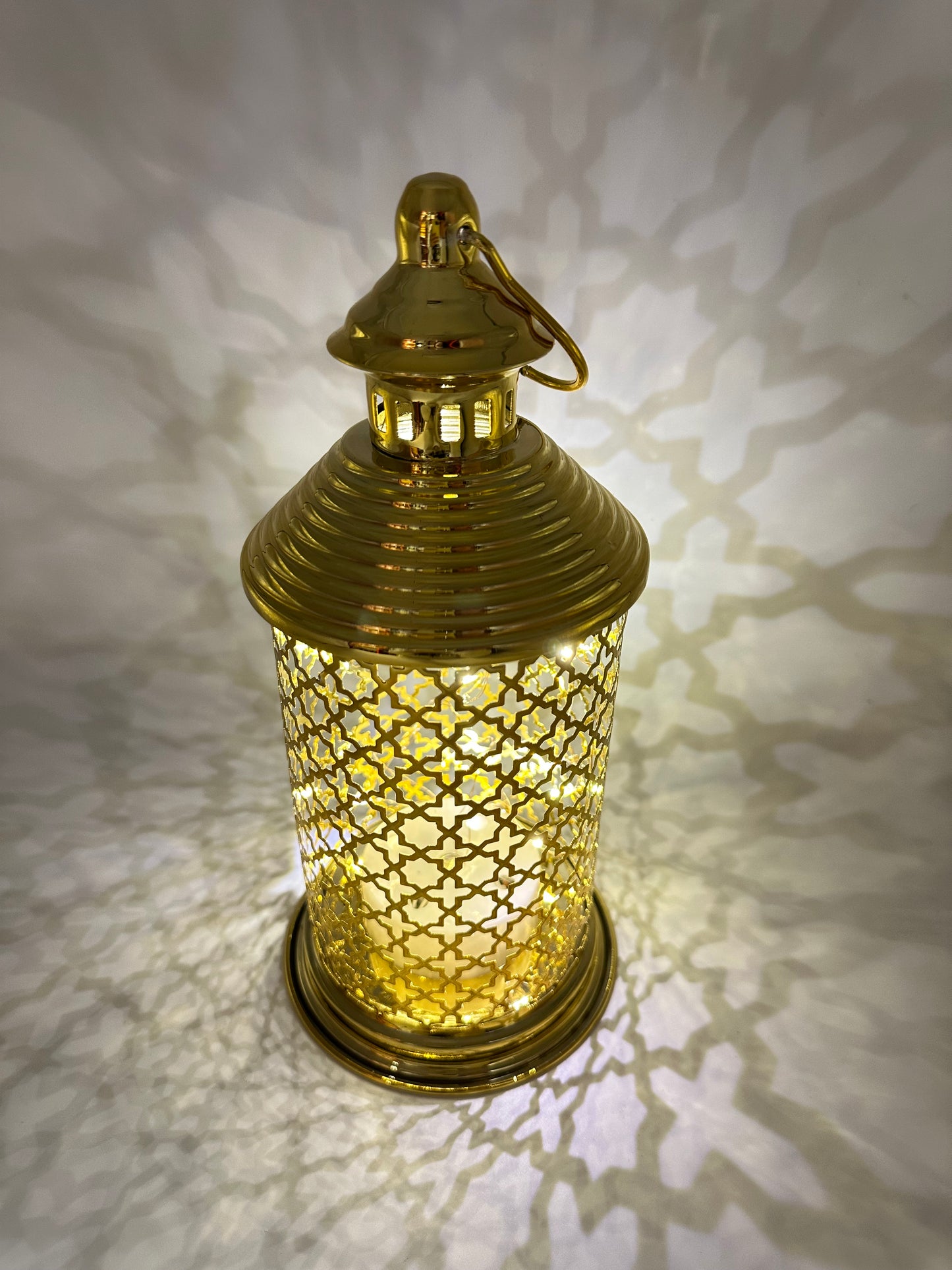 Ramadan Lantern with Lights and Singing- Gold