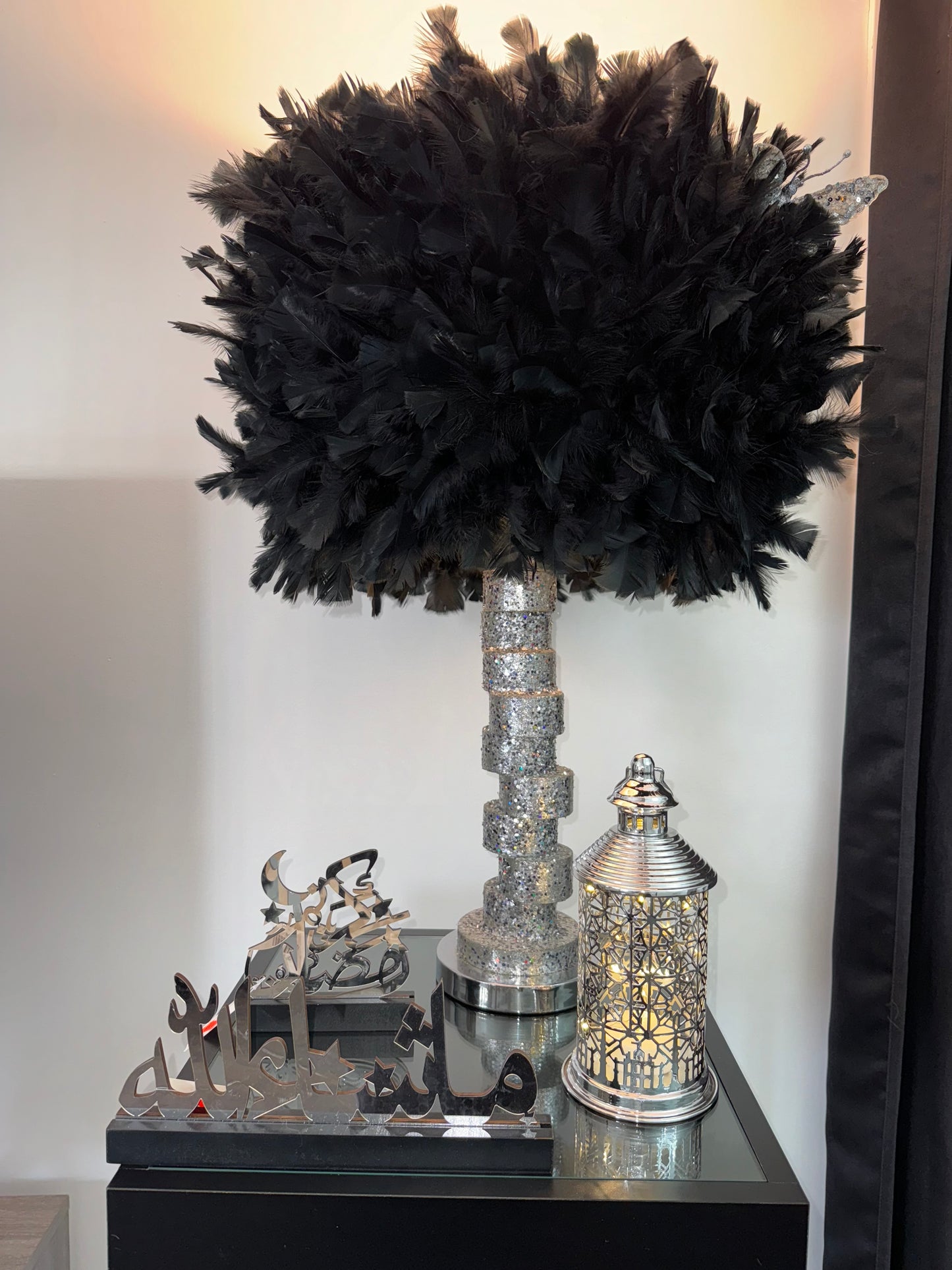 Ramadan Lantern with Lights and Singing- Silver