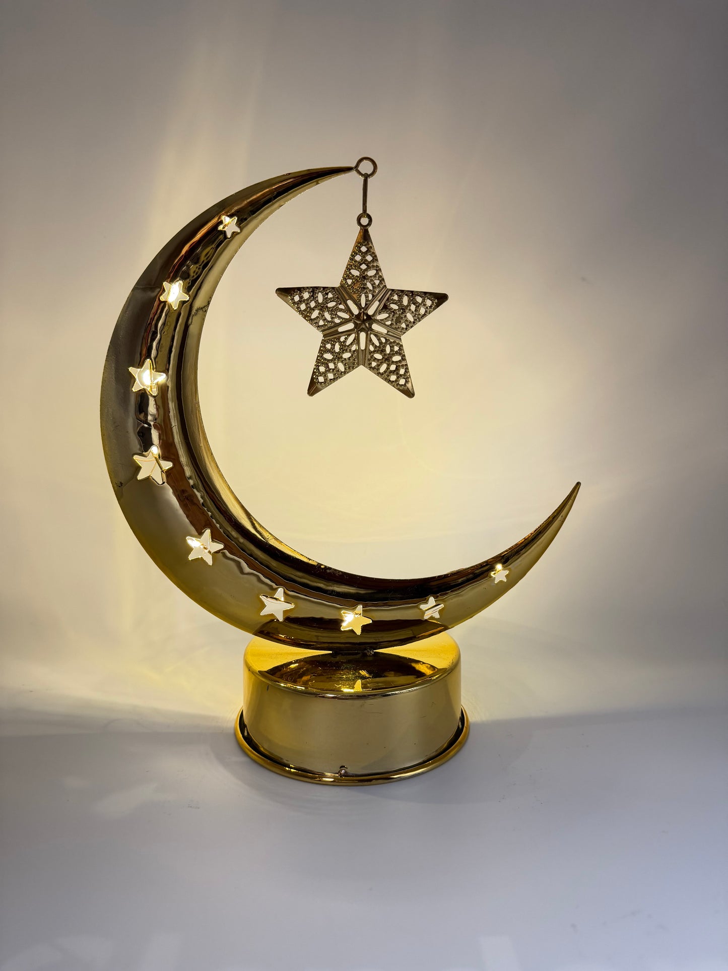 Crescent Moon Lamp - star