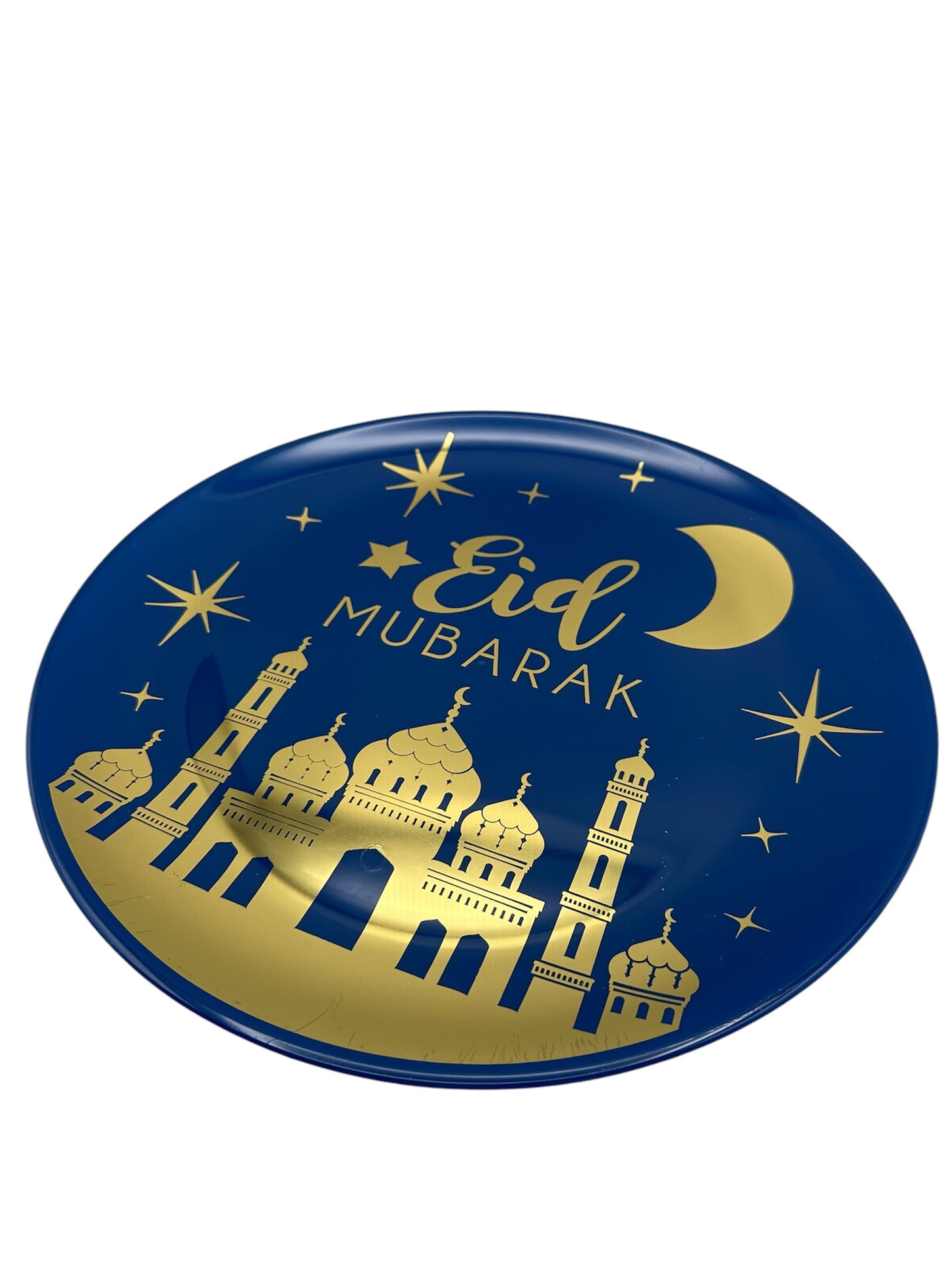 Eid Mubarak Plastic Serving Tray