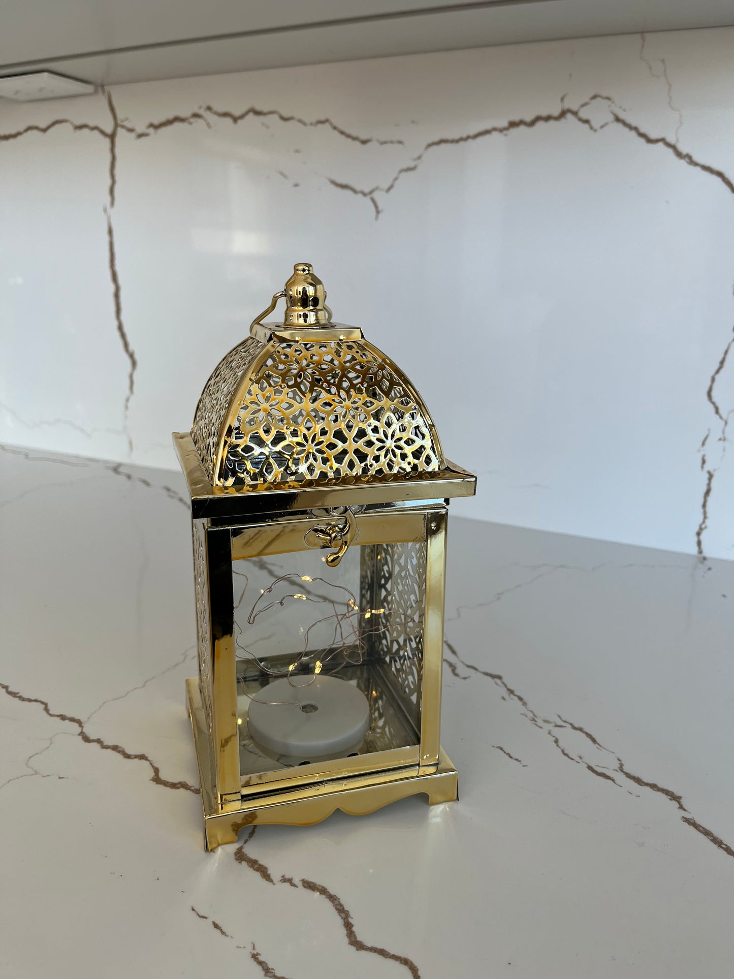 Ramadan Lantern with Lights and Singing- Gold