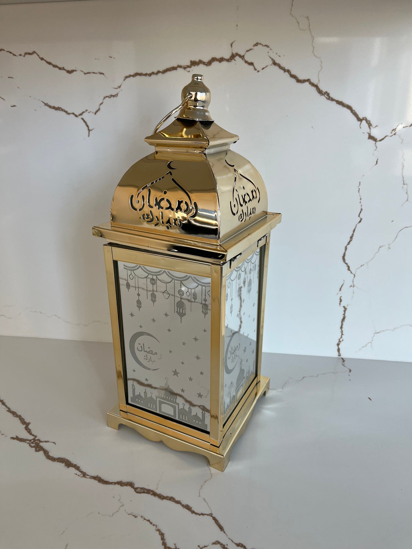 Medium Ramadan Lantern with Lights, singing and Incense Burner