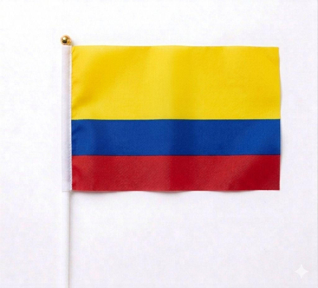 Colombia Hand Waving Flag