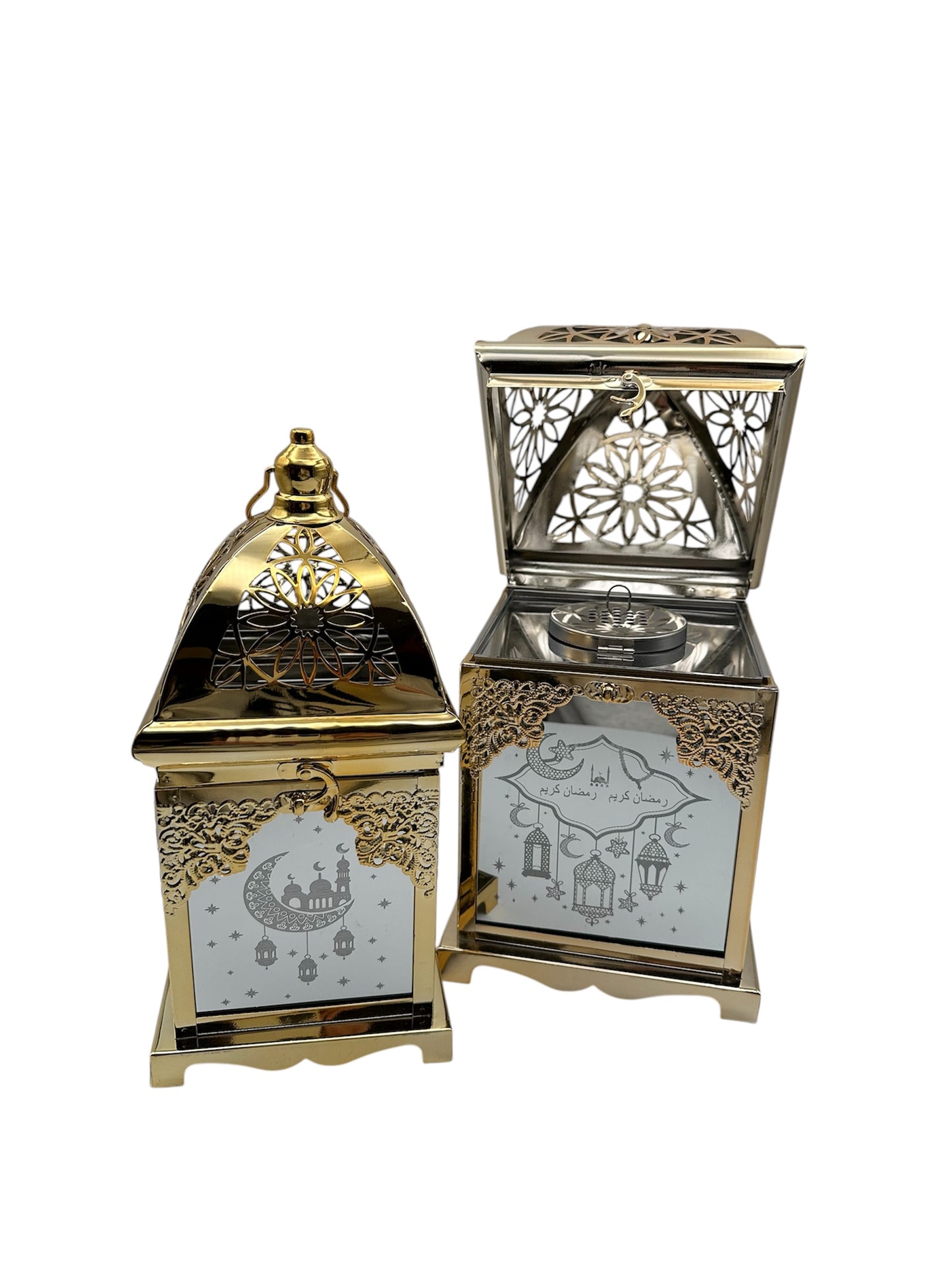 Large Ramadan Lantern with Lights, singing and Incense Burner