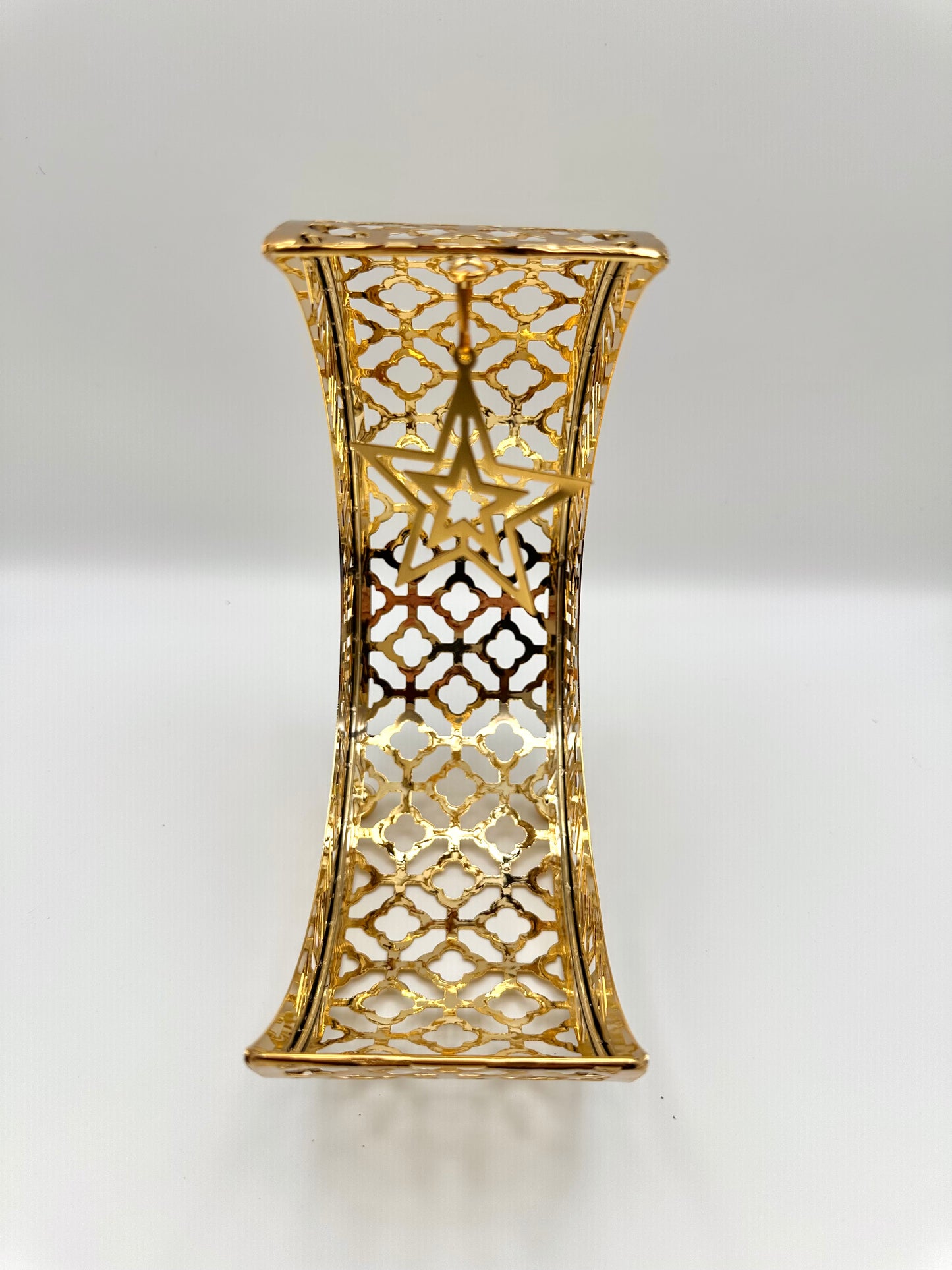 Elegant Golden Ramadan Tray Moon Design