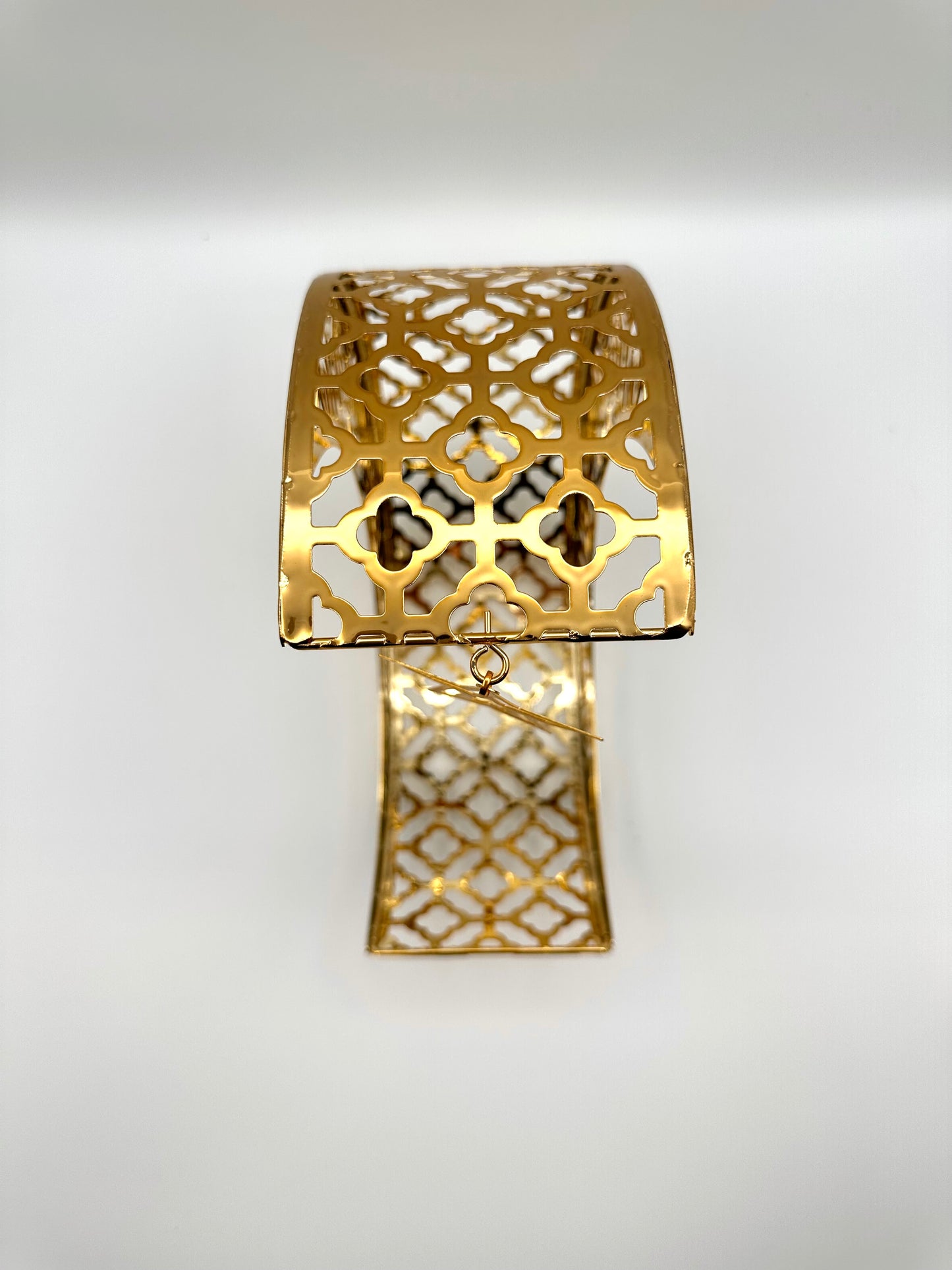 Elegant Golden Ramadan Tray Moon Design