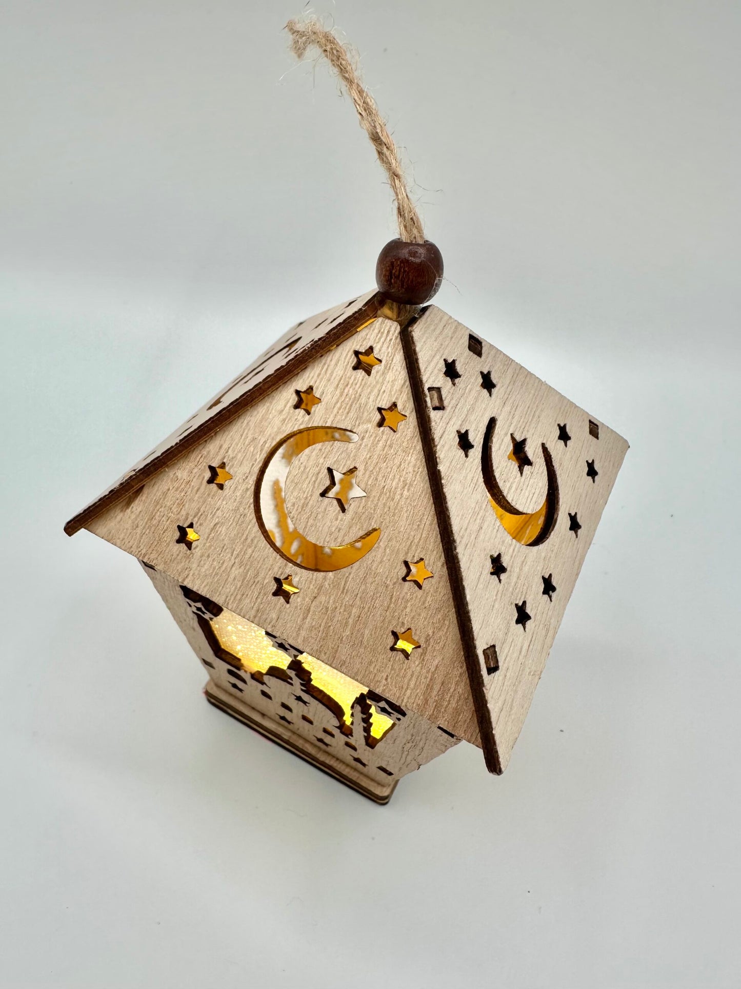 Ramadan Wooden with Lights