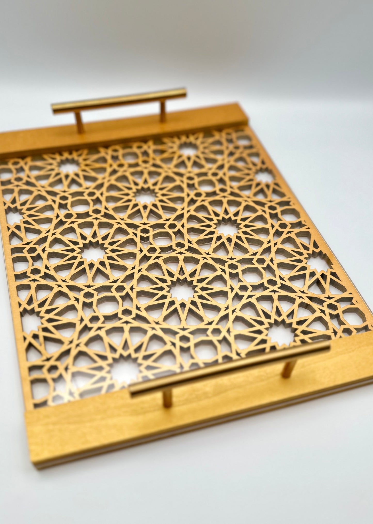 Elegant Tray with Handles