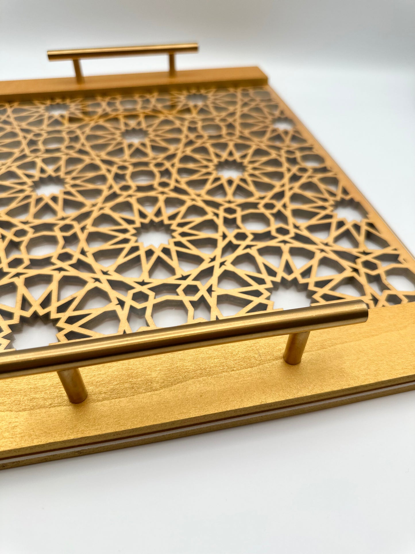 Elegant Tray with Handles