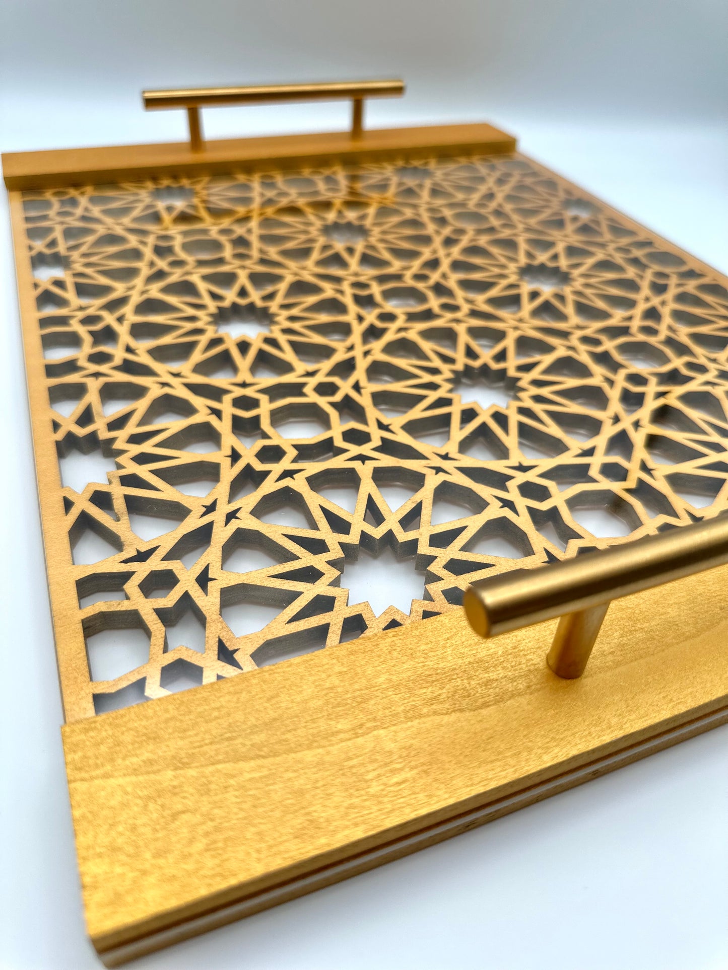 Elegant Tray with Handles