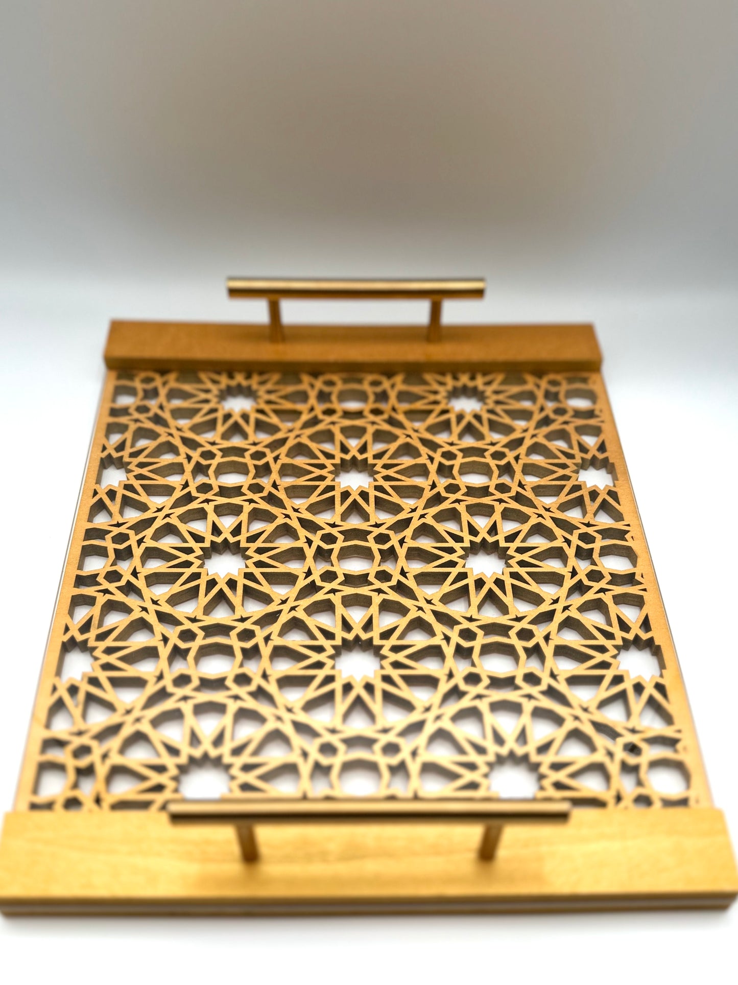 Elegant Tray with Handles