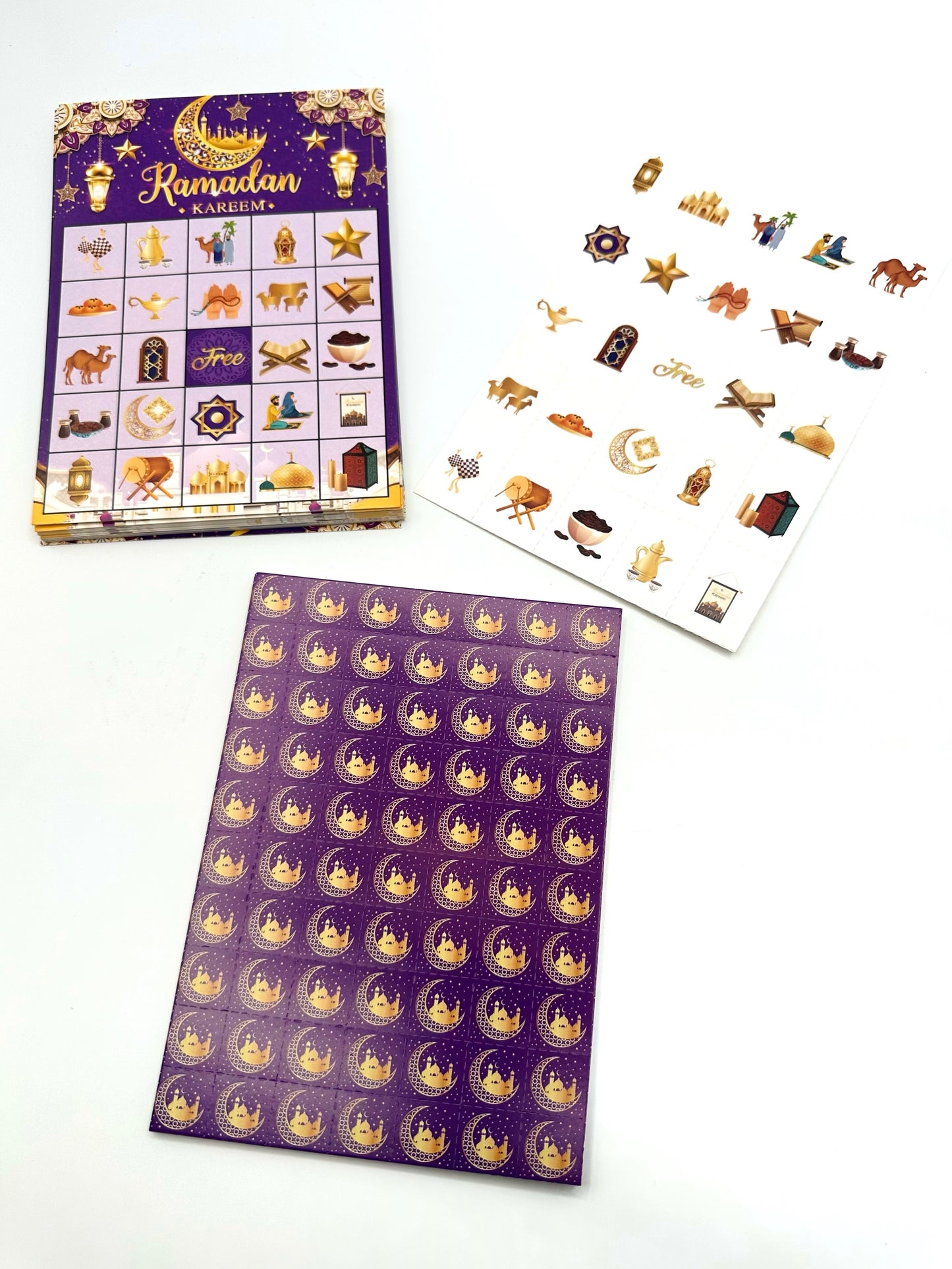 Ramadan Bingo Game - Purple