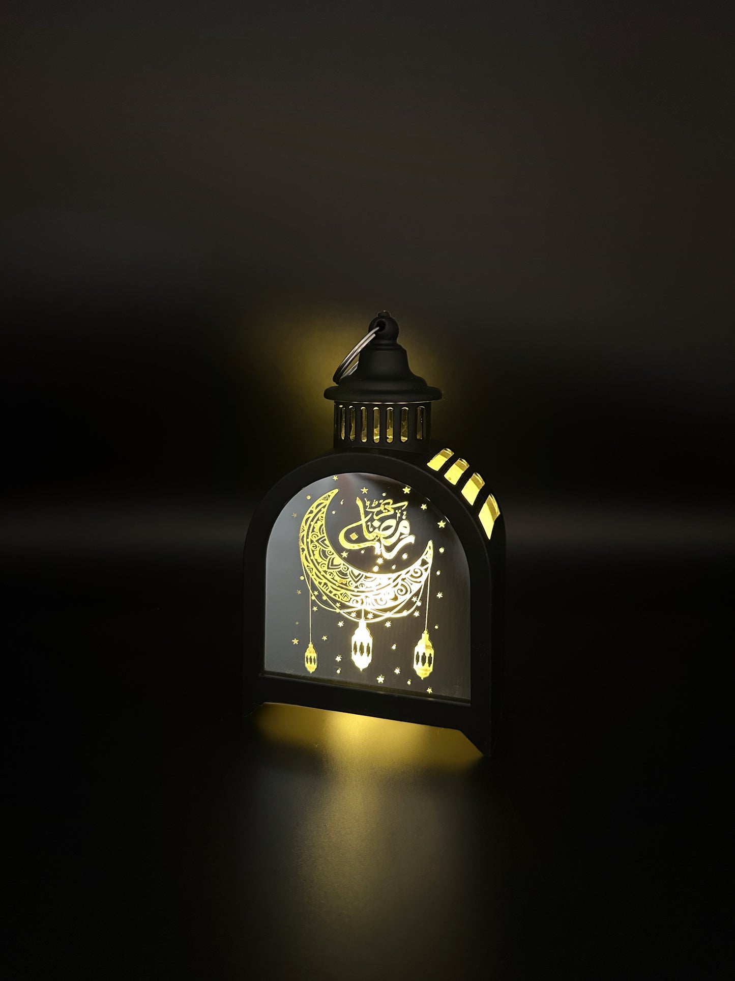 Ramadan LED Lantern Black