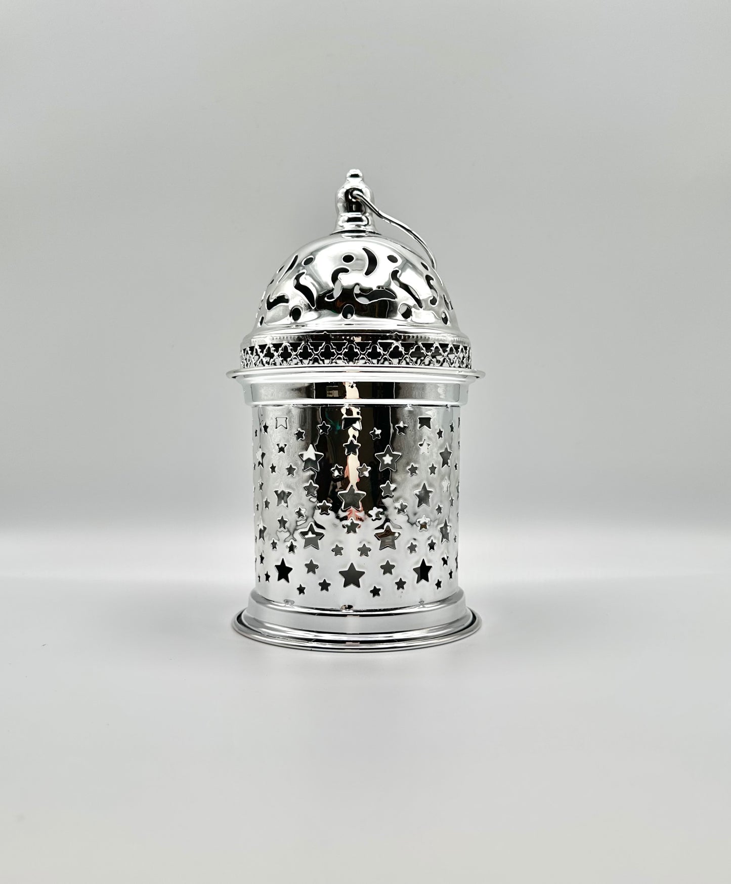 Ramadan Lantern with Lights and Singing- Silver