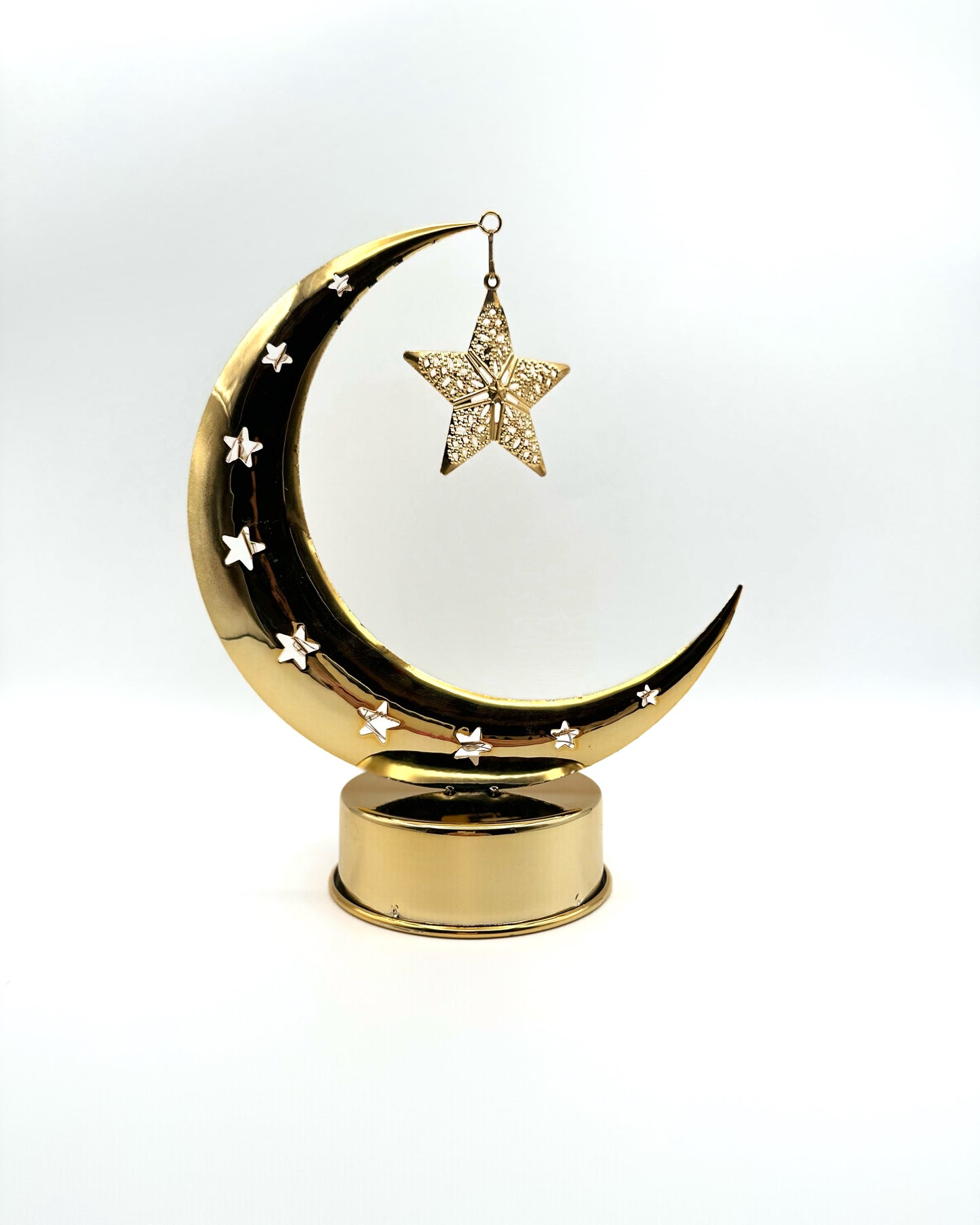 Crescent Moon Lamp With Lights and Singing