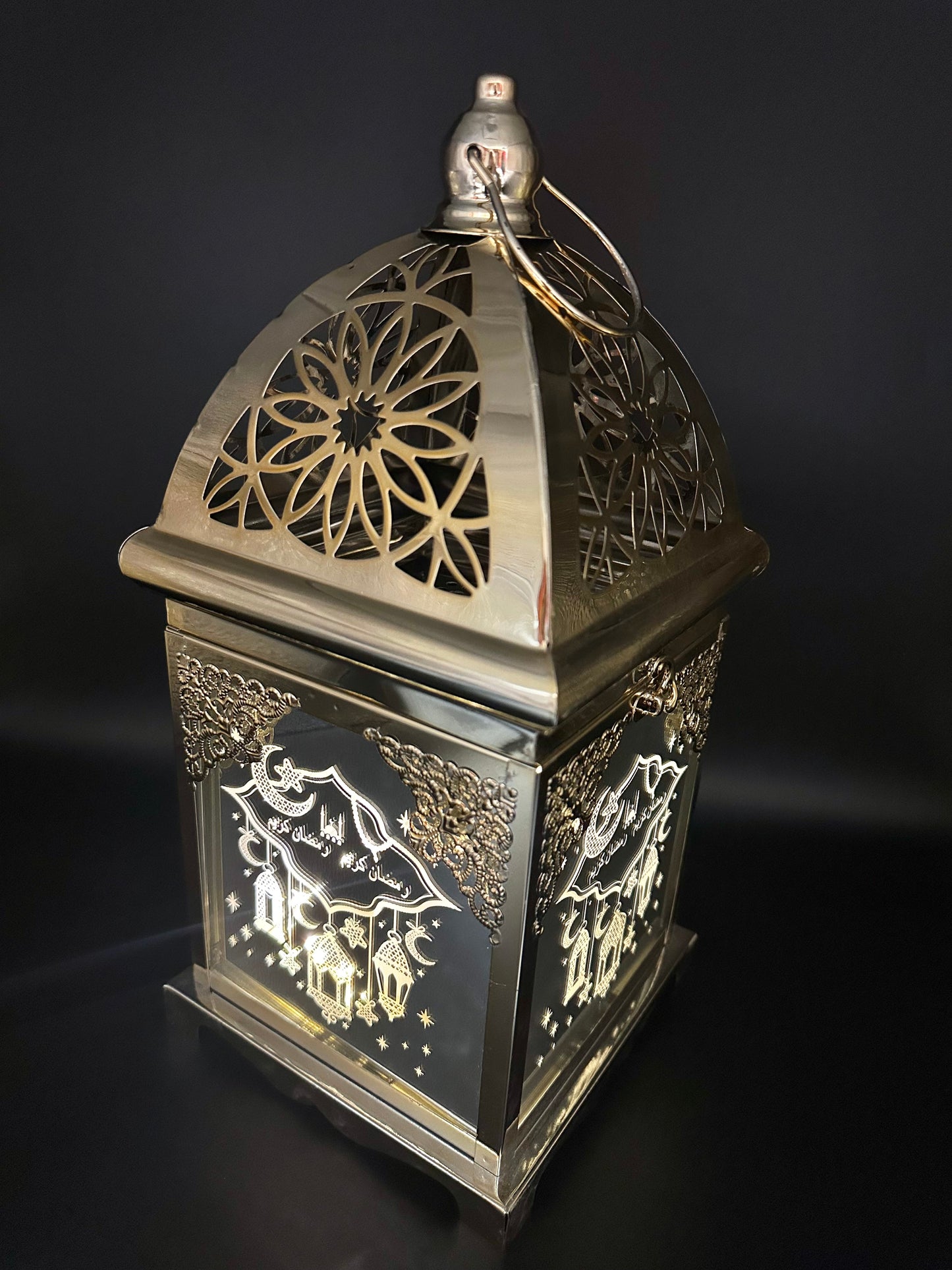 Large Ramadan Lantern with Lights, singing and Incense Burner