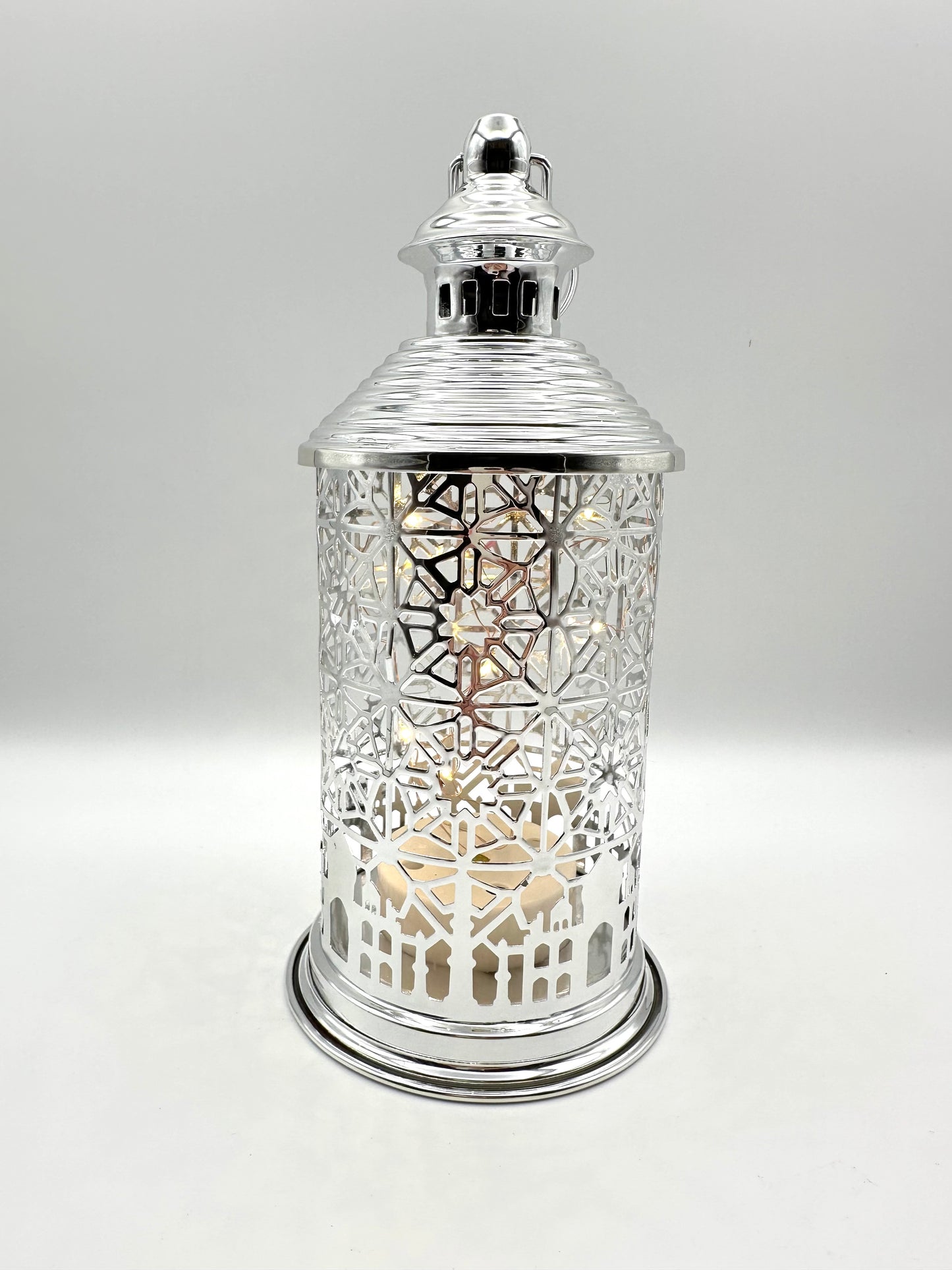 Ramadan Lantern with Lights and Singing- Silver