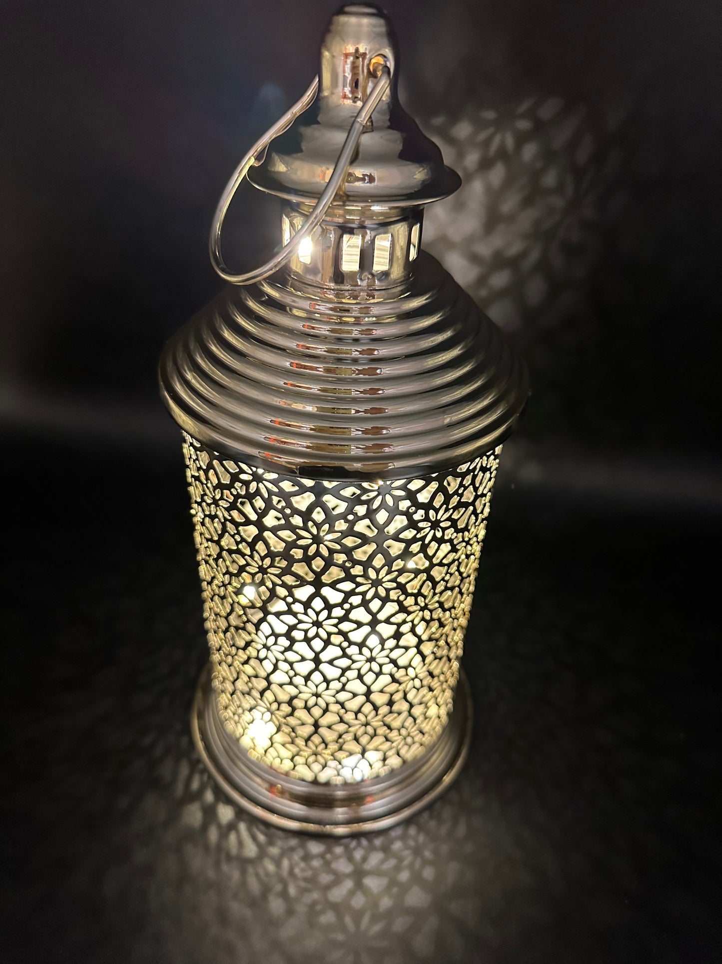 Ramadan Lantern with Lights and Singing- Gold