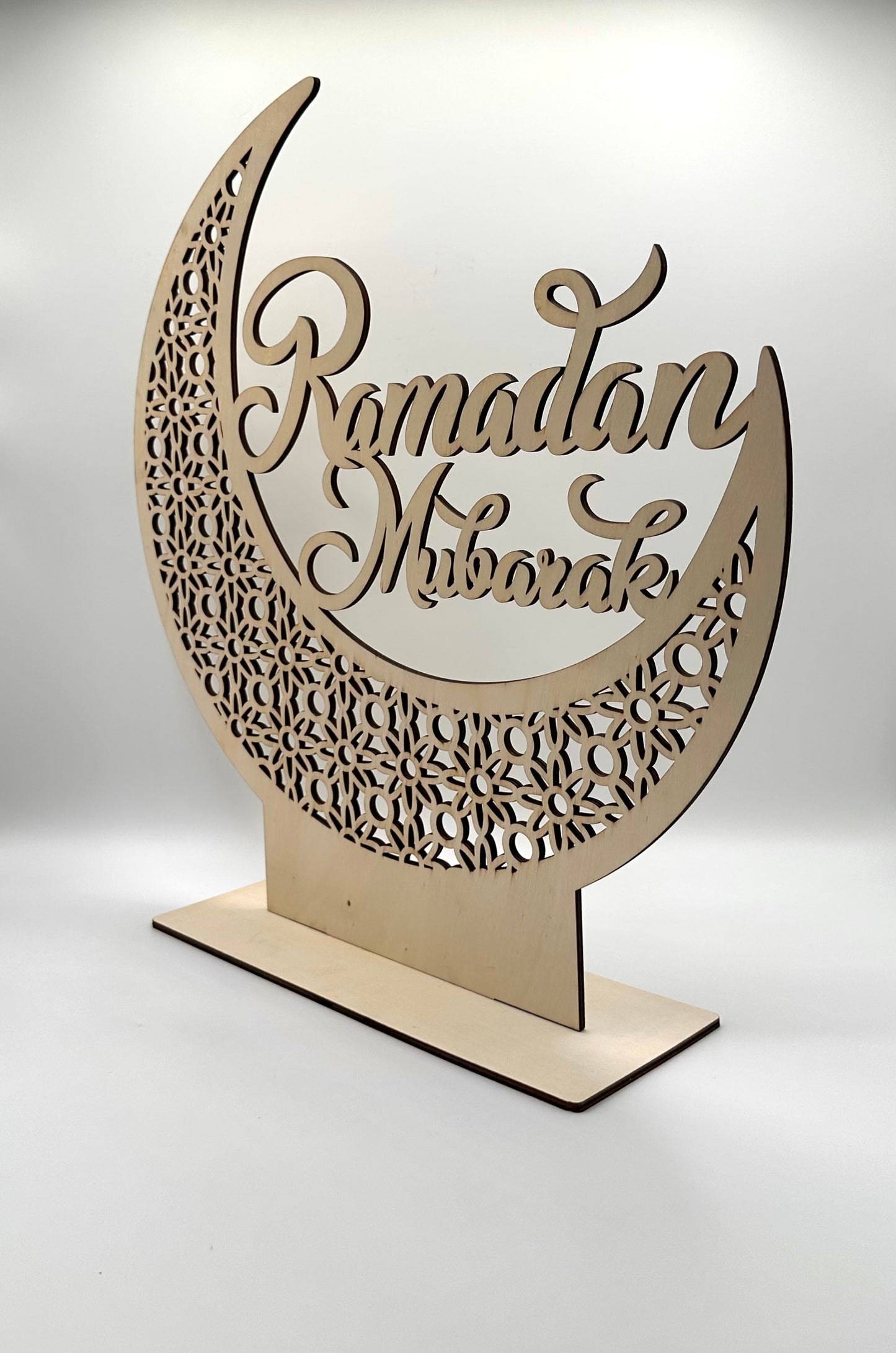 Ramadan Mubarak Wooden Sign