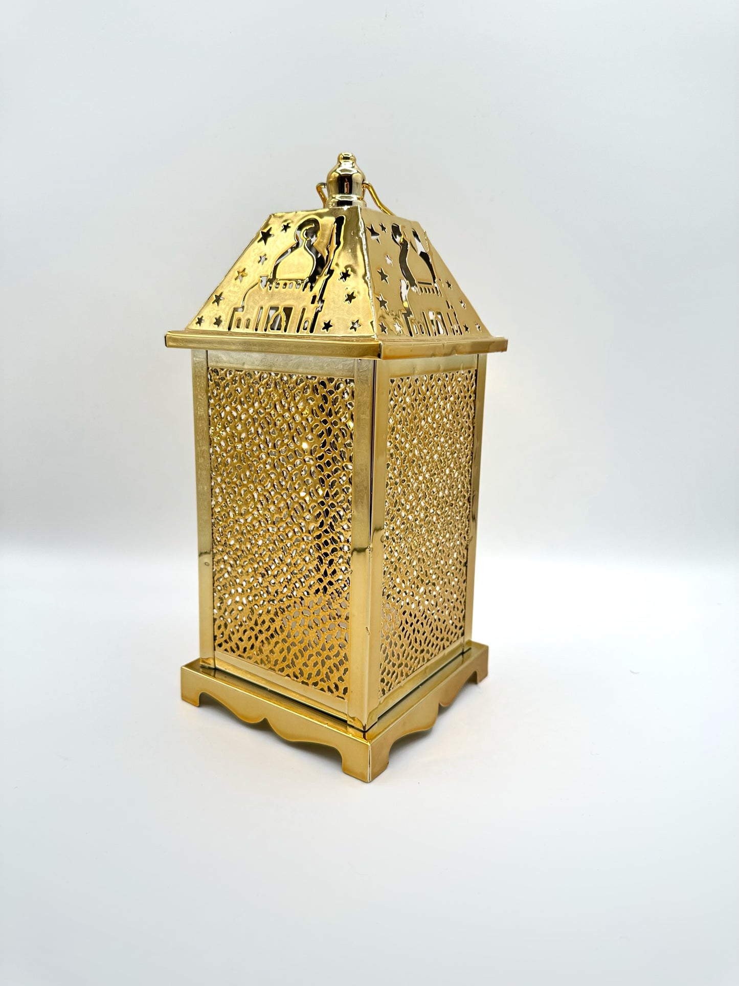 Ramadan Lantern with Lights and Singing- Gold