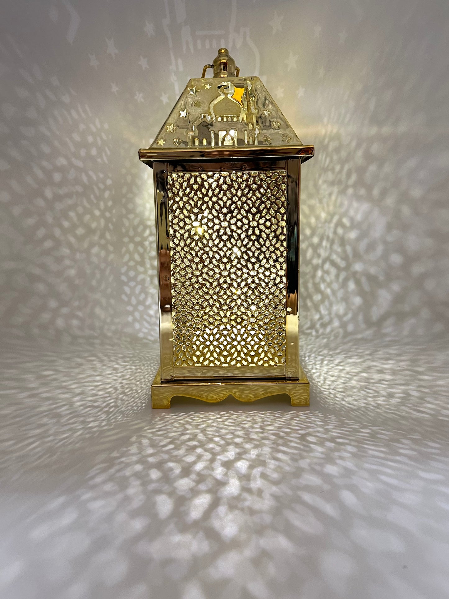Ramadan Lantern with Lights and Singing- Gold