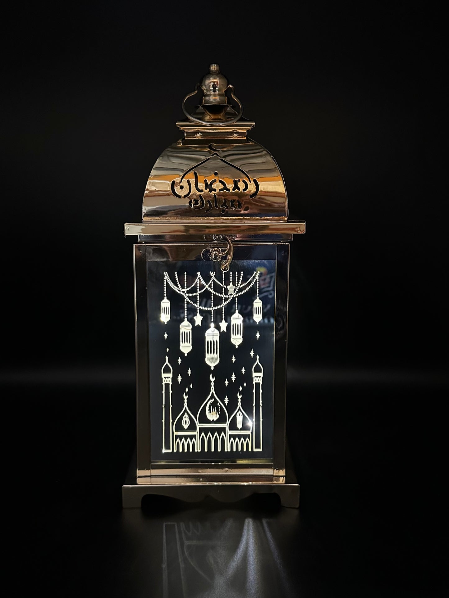 Medium Ramadan Lantern with Lights, singing and Incense Burner