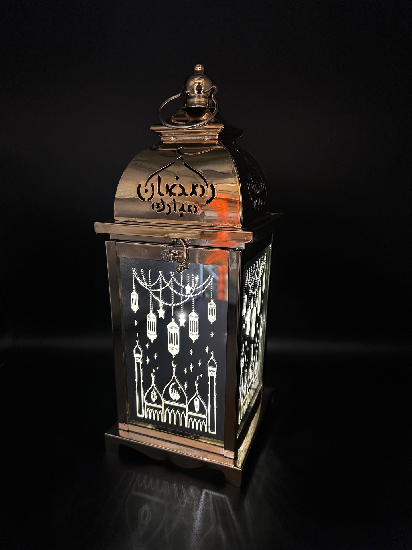 Medium Ramadan Lantern with Lights, singing and Incense Burner