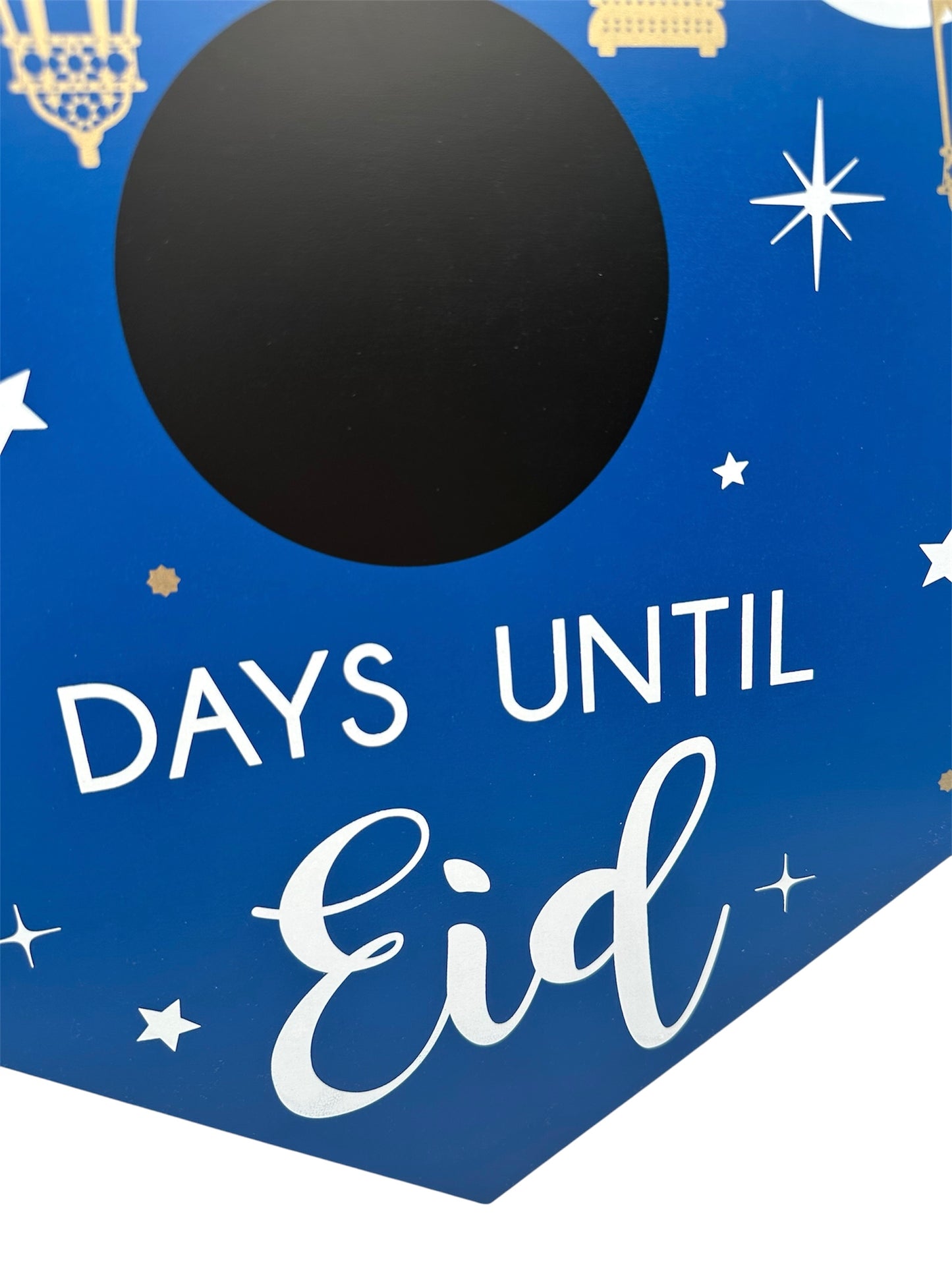 Ramadan Countdown Chalkboard Sign