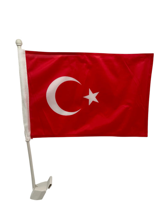 Turkey Car Flag
