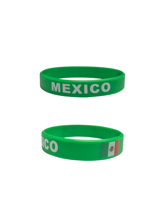 Mexico Rubber Wristband Bracelet