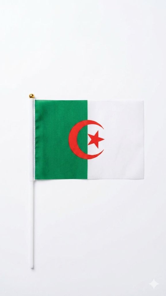 Algeria Hand Waving Flag