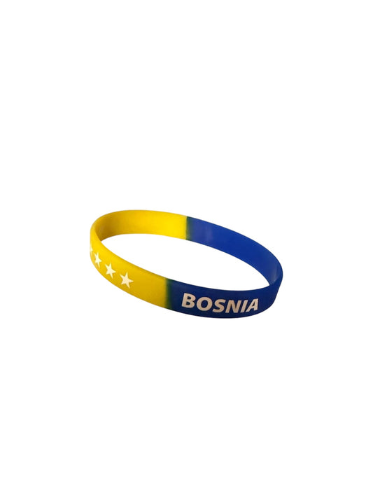 Bosnia Rubber Wristband Bracelet