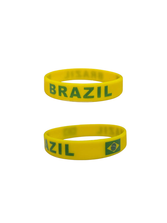 Brazil Rubber Wristband Bracelet