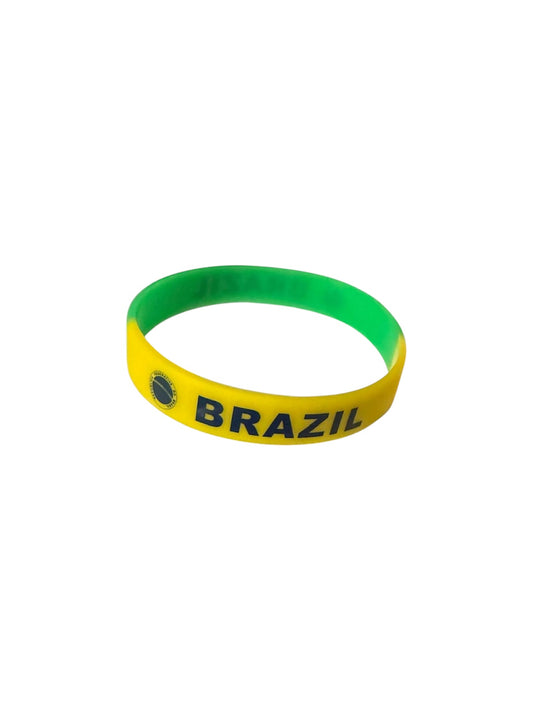Brazil Rubber Wristband Bracelet