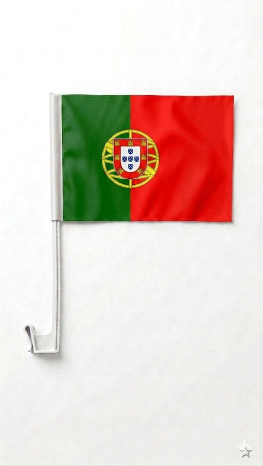 Portugal Car Window Flag