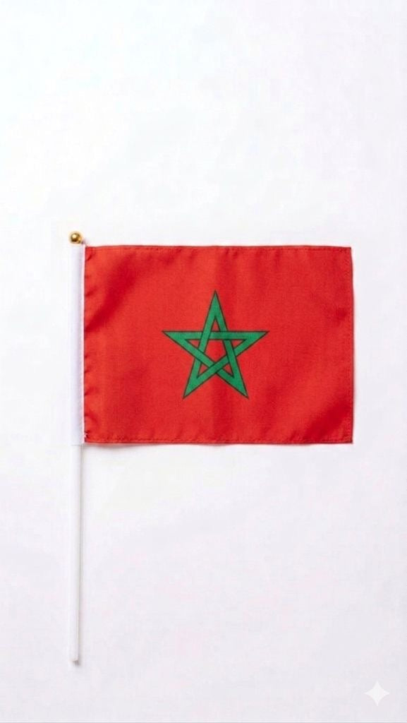 Morocco Hand Waving Flag