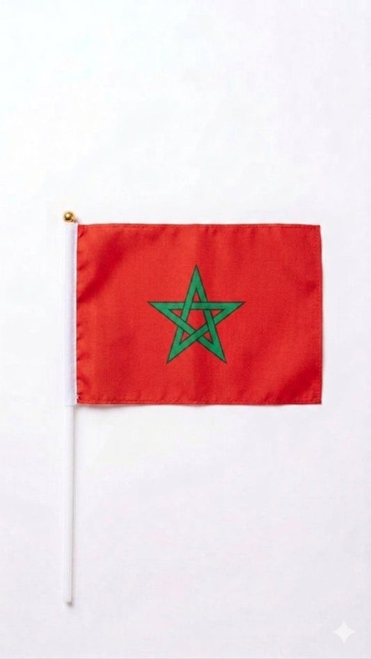 Morocco Hand Waving Flag