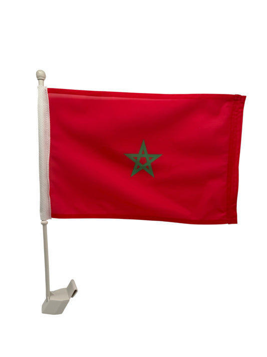 Morocco Car Flag