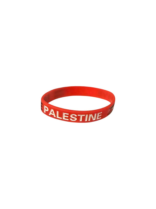 Palestine Rubber Wristband Bracelet