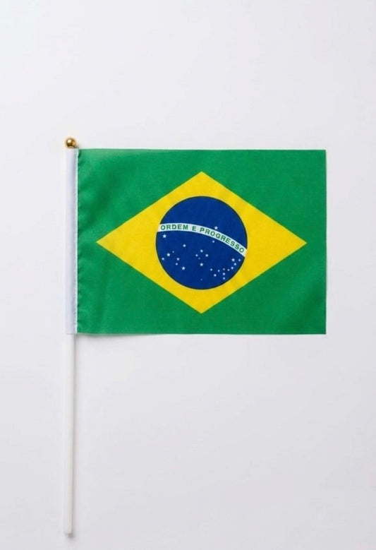 Brazil Hand Waving Flag