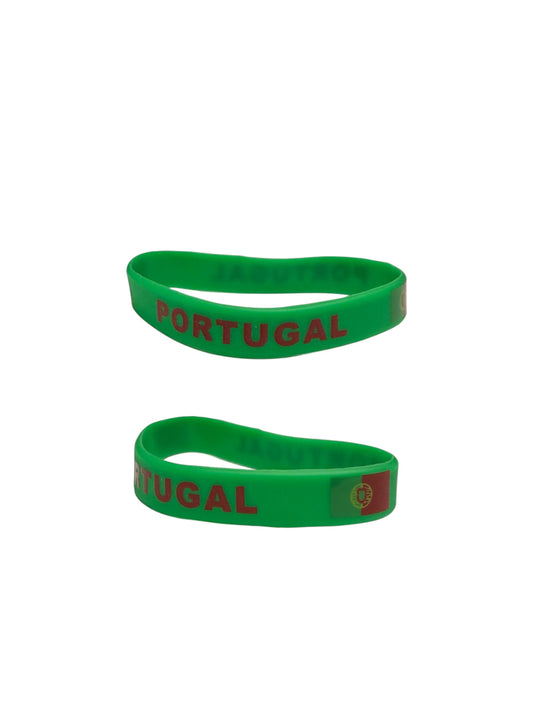 Portugal Rubber Wristband Bracelet